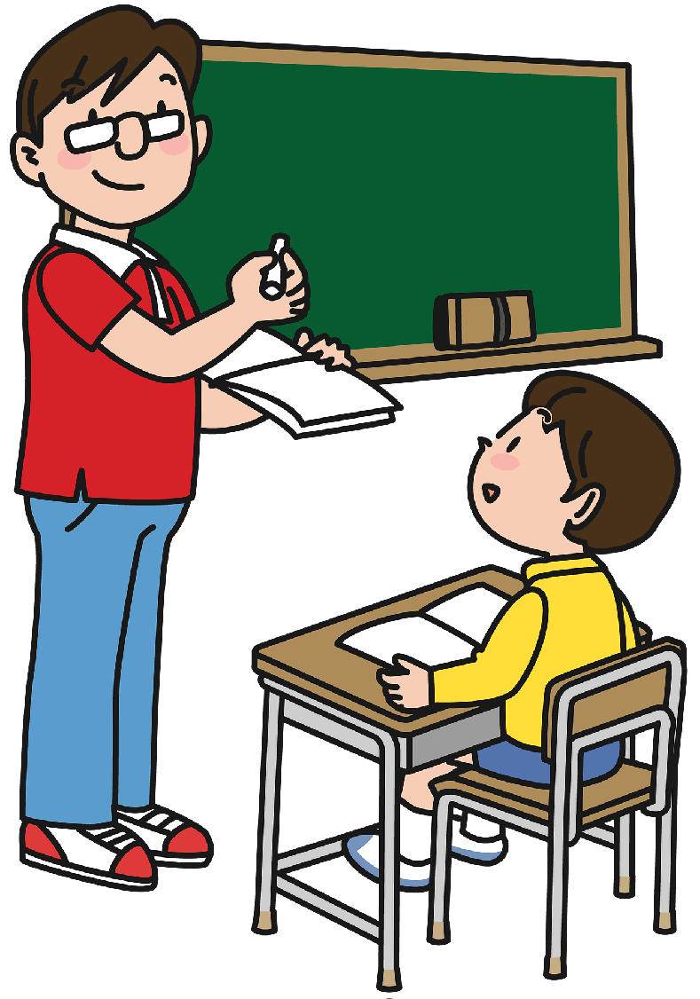 Teacher and Student Clipart